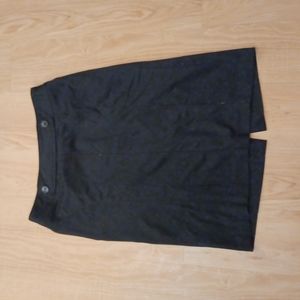 EUC Vintage Ann Taylor Size 8 Black Pencil Skirt